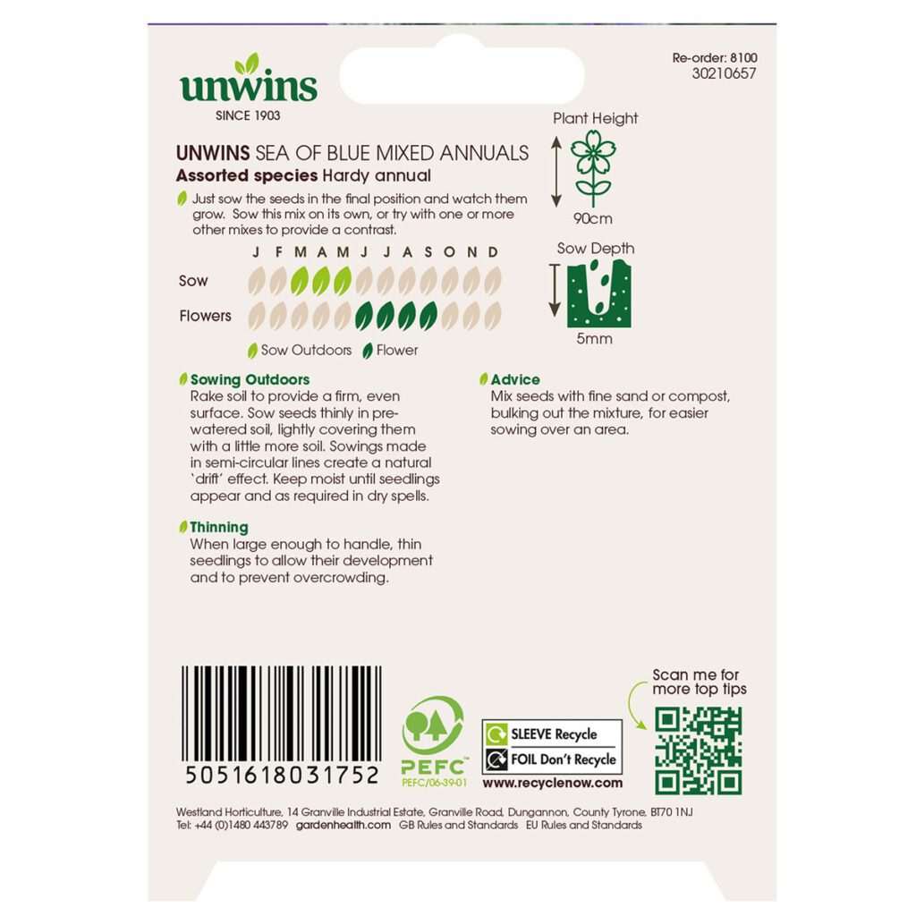 Unwins Mixed Sea Of Blue Annuals Seeds 5051618031752 2